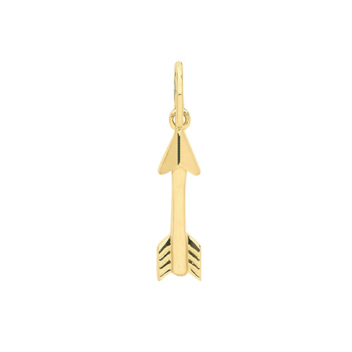 9ct Gold Arrow Pendant PN1135