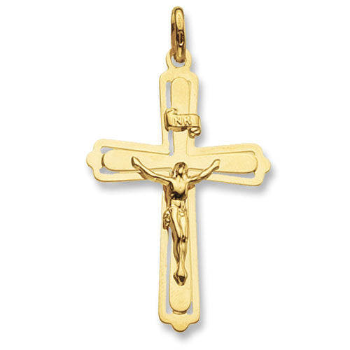 9ct Gold Crucifix Pendant PN113