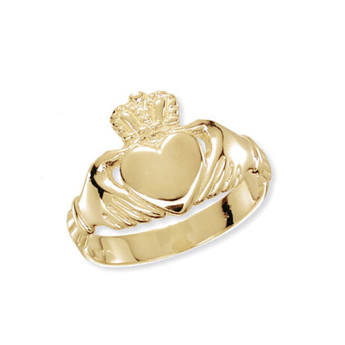 9Ct Gold Gents' Claddagh Ring - RN223